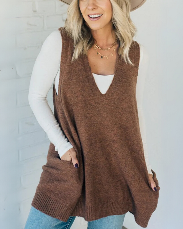 Joeline - Cozy Knit Vest