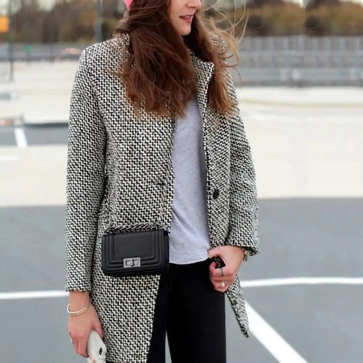 Larkini | Elegant Long Wool Coat