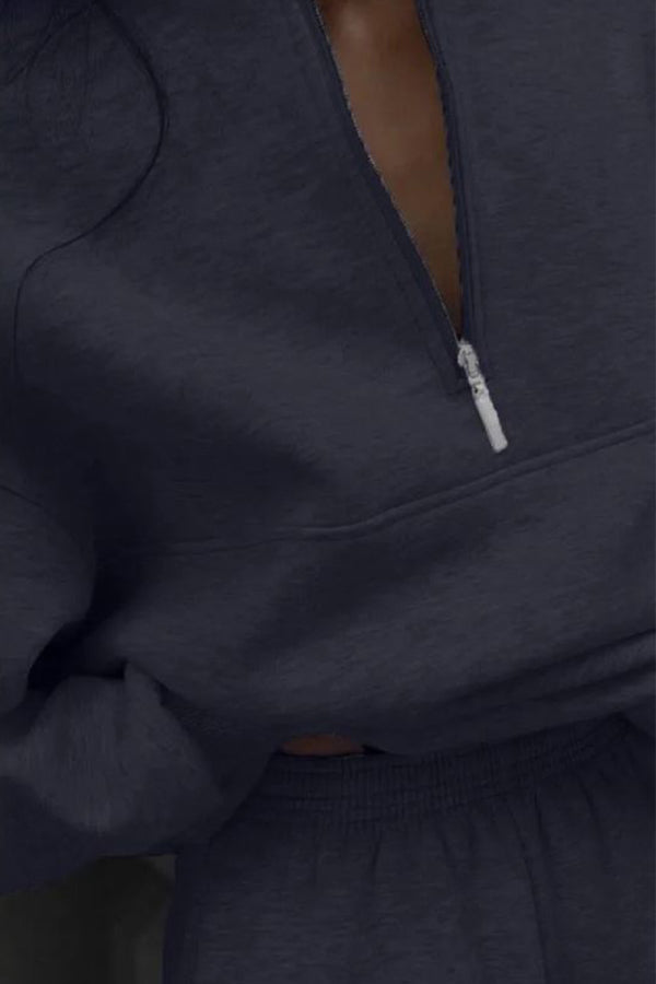 Carlas- Cotton-Blended Two-Piece Tracksuit