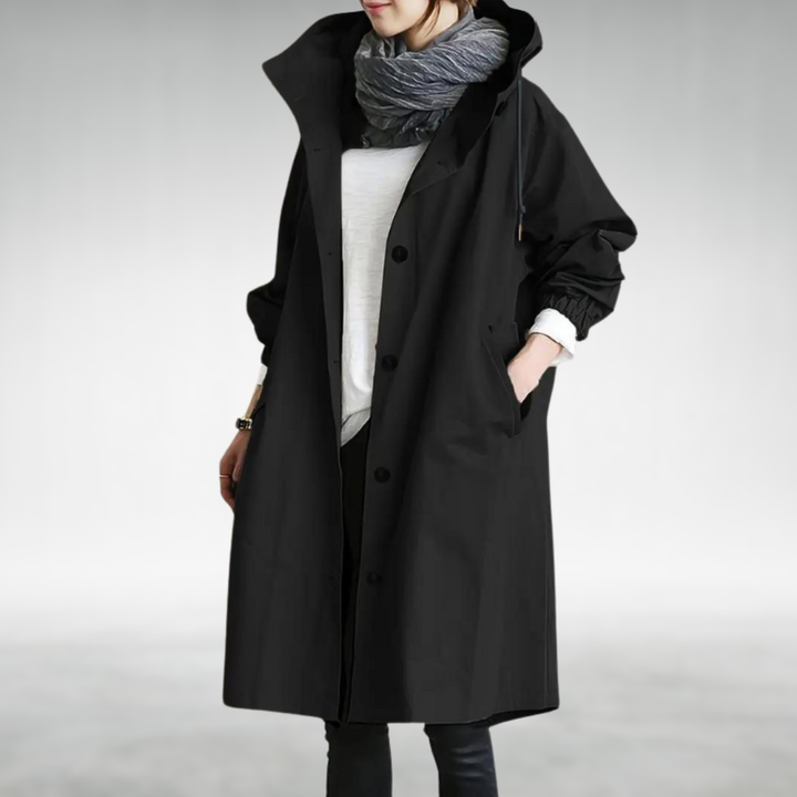 Ines | Stylish Windbreaker Trench Coat