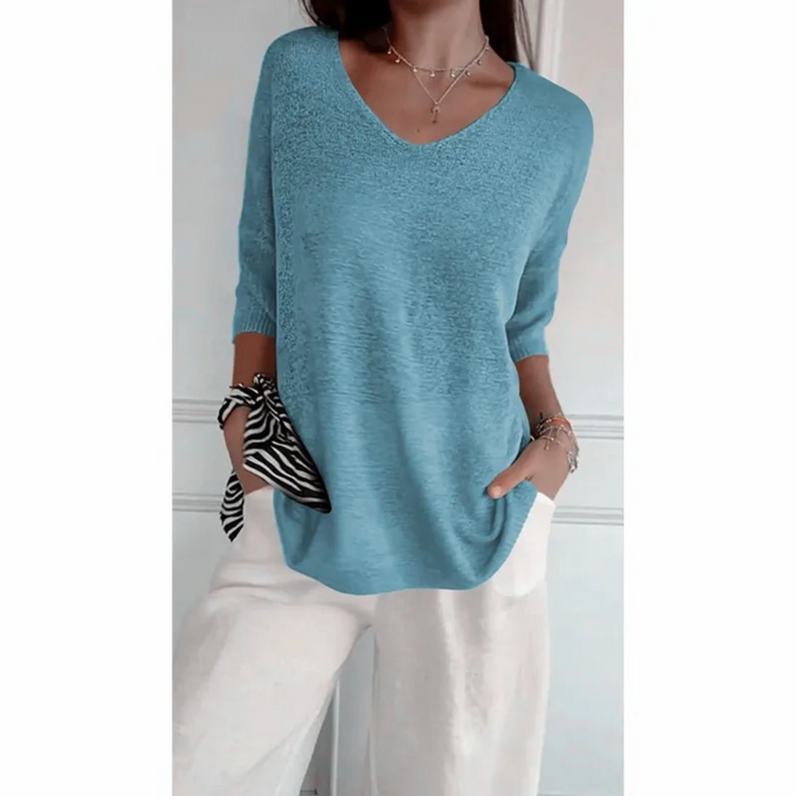 Martelli - Elegant V - neck shirt
