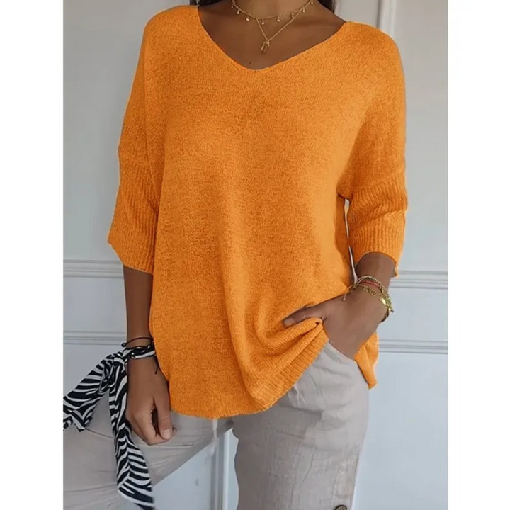 Martelli - Elegant V - neck shirt