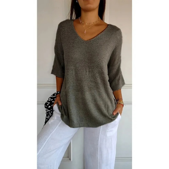Martelli - Elegant V - neck shirt