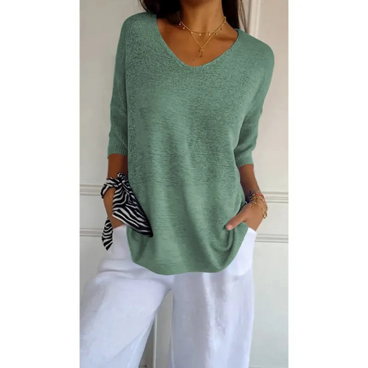 Martelli - Elegant V - neck shirt