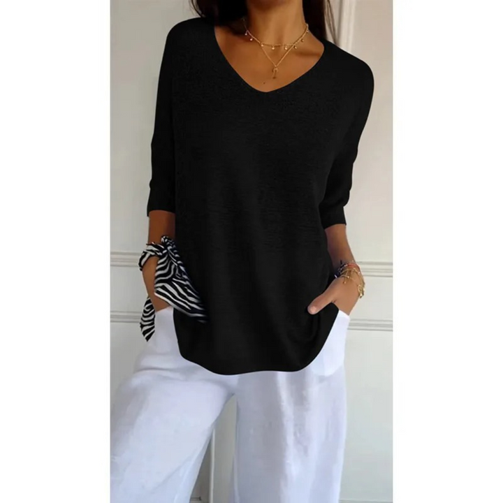 Martelli - Elegant V - neck shirt