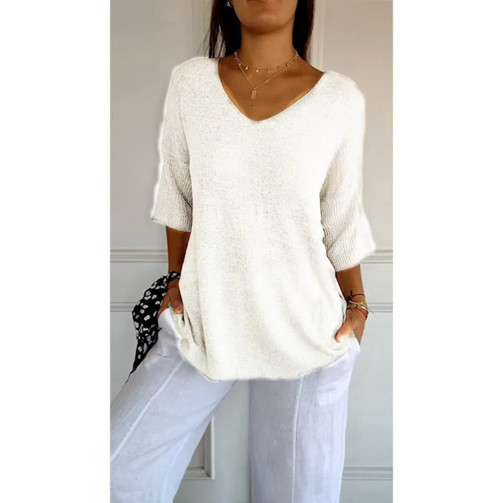 Martelli - Elegant V - neck shirt