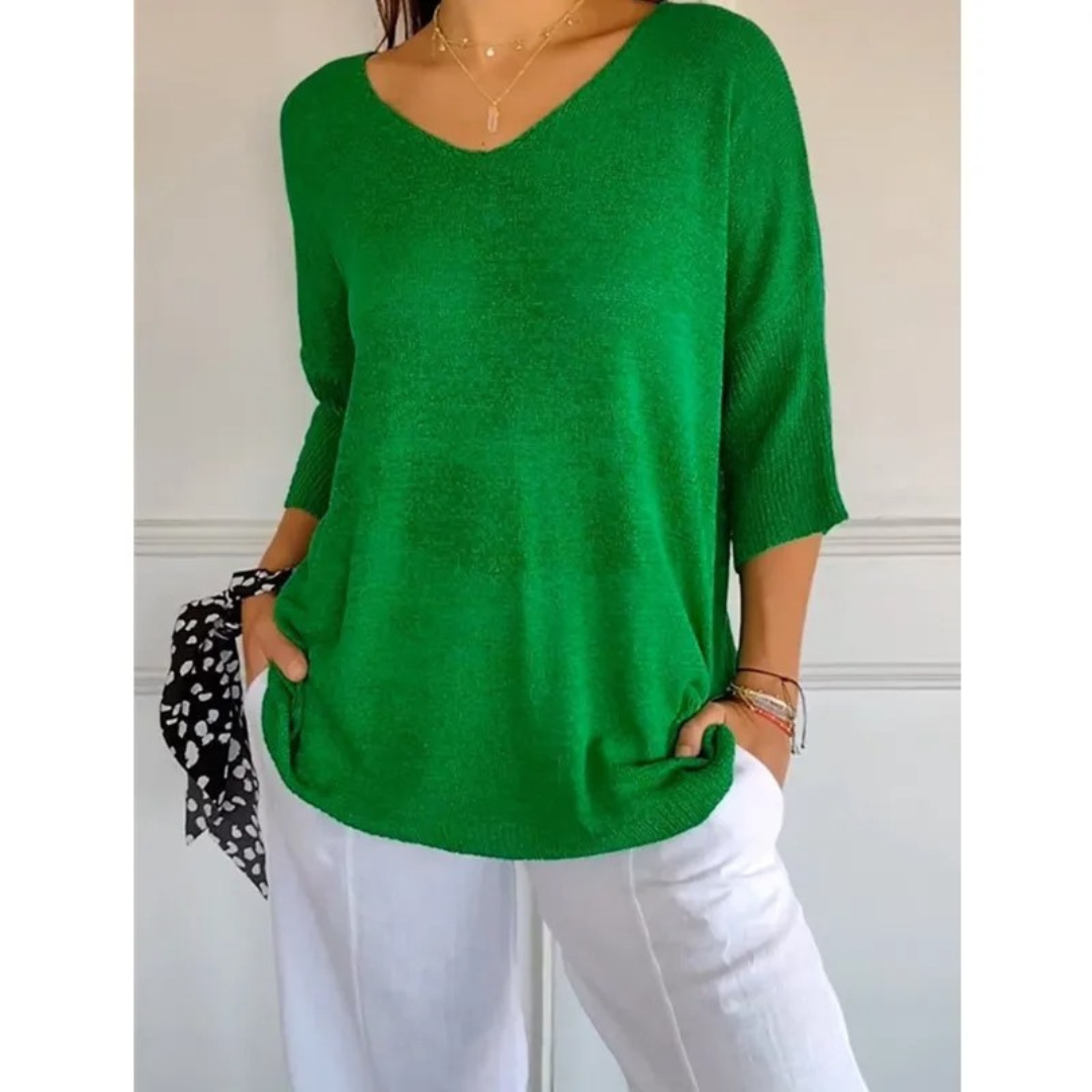 Martelli - Elegant V - neck shirt