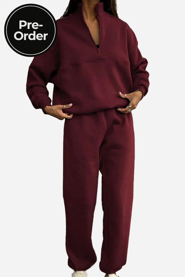 Carlas- Cotton-Blended Two-Piece Tracksuit